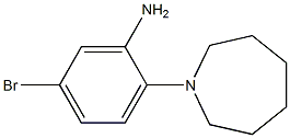 2-azepan-1-yl-5-bromoaniline Struktur