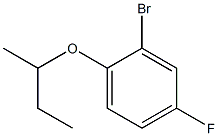 2-bromo-1-(butan-2-yloxy)-4-fluorobenzene Struktur