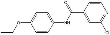 2-chloro-N-(4-ethoxyphenyl)pyridine-4-carboxamide Struktur