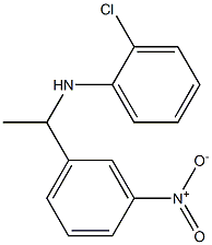 2-chloro-N-[1-(3-nitrophenyl)ethyl]aniline Struktur