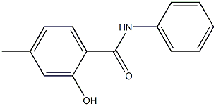 2-hydroxy-4-methyl-N-phenylbenzamide Struktur