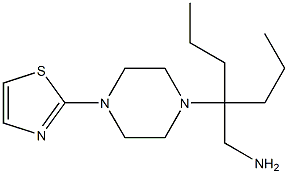 2-propyl-2-[4-(1,3-thiazol-2-yl)piperazin-1-yl]pentan-1-amine Struktur