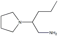 2-pyrrolidin-1-ylpentan-1-amine Struktur