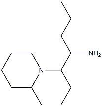 3-(2-methylpiperidin-1-yl)heptan-4-amine Struktur