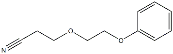 3-(2-phenoxyethoxy)propanenitrile Struktur