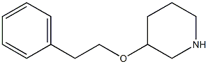 3-(2-phenylethoxy)piperidine Struktur