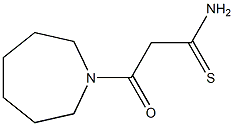 3-(azepan-1-yl)-3-oxopropanethioamide Struktur