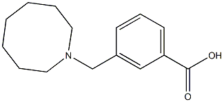 3-(azocan-1-ylmethyl)benzoic acid Struktur