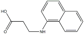 3-(naphthalen-1-ylamino)propanoic acid Struktur