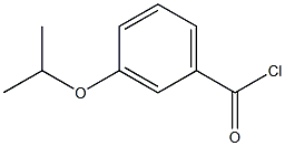 3-(propan-2-yloxy)benzoyl chloride Struktur