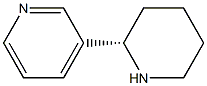 3-[(2S)-piperidin-2-yl]pyridine Struktur