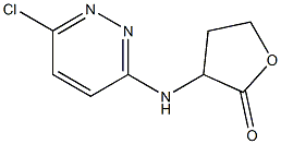 3-[(6-chloropyridazin-3-yl)amino]oxolan-2-one Struktur