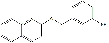 3-[(naphthalen-2-yloxy)methyl]aniline Struktur