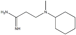 3-[cyclohexyl(methyl)amino]propanimidamide Struktur