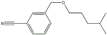 3-{[(4-methylpentyl)oxy]methyl}benzonitrile Struktur