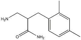 3-amino-2-[(2,4-dimethylphenyl)methyl]propanamide Struktur