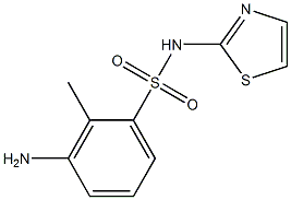 3-amino-2-methyl-N-(1,3-thiazol-2-yl)benzene-1-sulfonamide Struktur