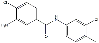 3-amino-4-chloro-N-(3-chloro-4-methylphenyl)benzamide Struktur