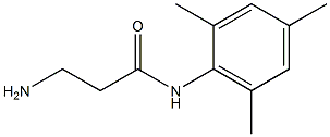 3-amino-N-(2,4,6-trimethylphenyl)propanamide Struktur