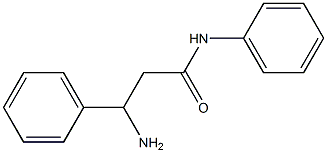 3-amino-N,3-diphenylpropanamide Struktur