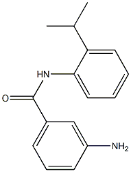 3-amino-N-[2-(propan-2-yl)phenyl]benzamide Struktur