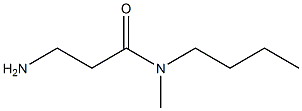 3-amino-N-butyl-N-methylpropanamide Struktur