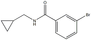 3-bromo-N-(cyclopropylmethyl)benzamide Struktur