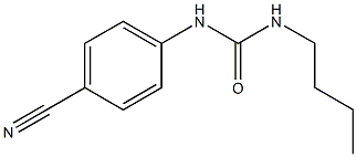 3-butyl-1-(4-cyanophenyl)urea Struktur