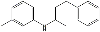 3-methyl-N-(4-phenylbutan-2-yl)aniline Struktur