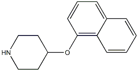 4-(1-naphthyloxy)piperidine Struktur