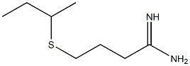 4-(butan-2-ylsulfanyl)butanimidamide Struktur