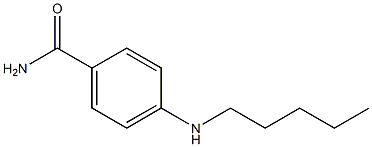 4-(pentylamino)benzamide Struktur