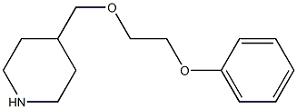 4-[(2-phenoxyethoxy)methyl]piperidine Struktur