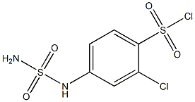 4-[(aminosulfonyl)amino]-2-chlorobenzenesulfonyl chloride Struktur