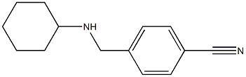 4-[(cyclohexylamino)methyl]benzonitrile Struktur