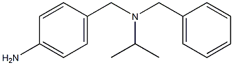 4-{[benzyl(propan-2-yl)amino]methyl}aniline Struktur