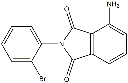 4-amino-2-(2-bromophenyl)-2,3-dihydro-1H-isoindole-1,3-dione Struktur