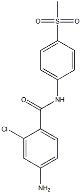 4-amino-2-chloro-N-(4-methanesulfonylphenyl)benzamide Struktur