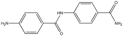 4-amino-N-(4-carbamoylphenyl)benzamide Struktur