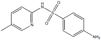 4-amino-N-(5-methylpyridin-2-yl)benzene-1-sulfonamide Struktur