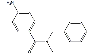 4-amino-N-benzyl-N,3-dimethylbenzamide Struktur