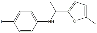 4-iodo-N-[1-(5-methylfuran-2-yl)ethyl]aniline Struktur