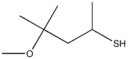 4-methoxy-4-methylpentane-2-thiol Struktur