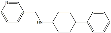 4-phenyl-N-(pyridin-3-ylmethyl)cyclohexan-1-amine Struktur