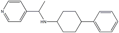 4-phenyl-N-[1-(pyridin-4-yl)ethyl]cyclohexan-1-amine Struktur