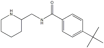 4-tert-butyl-N-(piperidin-2-ylmethyl)benzamide Struktur