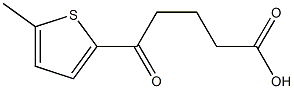 5-(5-methylthiophen-2-yl)-5-oxopentanoic acid Struktur