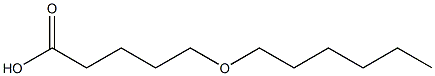 5-(hexyloxy)pentanoic acid Struktur