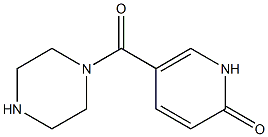 5-(piperazin-1-ylcarbonyl)pyridin-2(1H)-one Struktur