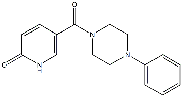 5-[(4-phenylpiperazin-1-yl)carbonyl]-1,2-dihydropyridin-2-one Struktur